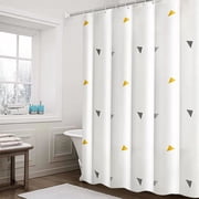 Dvkptbk Printed Shower Curtain Fabric, Farmhouse Shower Curtains for Bathroom, Soft Thick Bath Curtain Hotel Quality, Light-Weight & Machine Washable