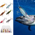thumbnail image 1 of Fishing Kit with Hooks High-Performance Propeller Design Versatile Outdoor Fishing for Anglers 6-Piece Tackle Set 6PCS, 1 of 8