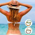 thumbnail image 3 of Women Waist Bead Chain Multi-layer Elastic Body Chain Belly Chain for Beach, 3 of 10