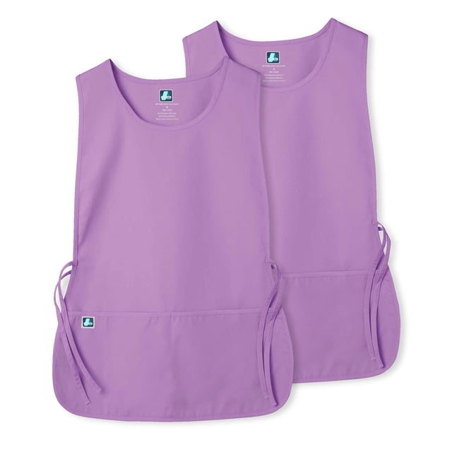 Adar Unisex Cobbler Apron (2 Pack) with 2 Pockets/Adjustable Ties - Available in 18 Colors