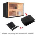thumbnail image 4 of Langgg Rabbit Hutch Cover Double Decker Breathable Pet Bunny Cage Portable Dustcover Ventilation Protector Protective Sheath Outdoor Grey, 4 of 9