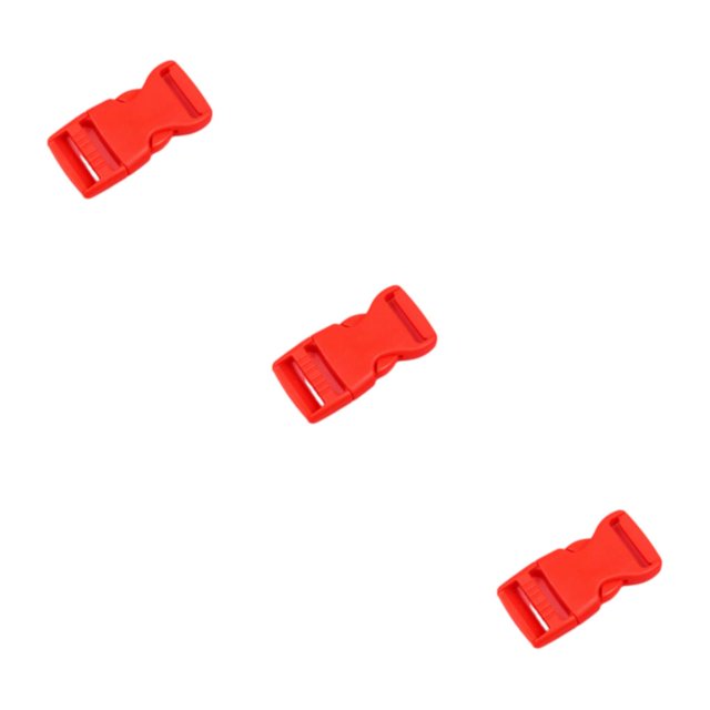 Transemion 10pcs Clasp Belt Buckles Designed To Life Easier Wherever Are Multi-Color red 3Set