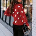 thumbnail image 5 of RKSTN Sweaters for Women Fashion Sleeves Round Neck Loose Tops Blouse Knitted Sweater Fall Sweaters, 5 of 5