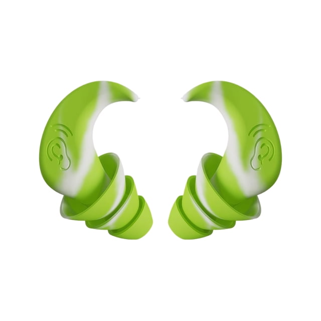 Ruiboury 2pcs/set Soundproof Ear Protection Easy To And Suitable For Work Travelling Earplugs Anti-Noise green