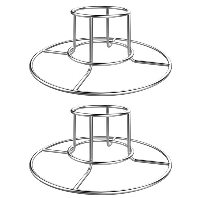 Miangastore Grille Rôtissoire Argent 2 Ensembles 7.5x7.5x2.8 Po Acier Inoxydable pour Four