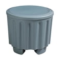thumbnail image 1 of Lipstore Storage Ottoman Creative Shoe Changing Stool for Bedroom Living Room Balcony Blue, 1 of 8