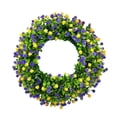 thumbnail image 2 of Spring Wreaths for Front Door, Summer Wreaths for Front Door, Plastic Colorful Wreath Spring and Summer Colorful Leaf Wreath Spring and Summer Decoration Gate Pendant, Spring Wreath for Front Door, 2 of 9