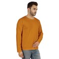 thumbnail image 2 of Inkmeso Men's Long Sleeve Cotton Basic Shirt Lightweight Solid T-Shirts, 2 of 7