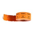 thumbnail image 1 of 1 Rouleau 1000 Unités Billets de Tirage Numérotés Rouleau de Billets Simple pour Fête Couleur orange, 1 of 6