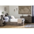 thumbnail image 3 of South Shore Ulysses Full Bookcase Headboard with Storage and Sliding Doors, in Fall Oak, 3 of 12