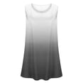 thumbnail image 3 of fatyb Débardeurs pour Femmes Grande Taille Couleur Dégradée Sans Manches Tunique Fluide Décontractée Col Ras du Cou Blouses Amples, 3 of 5
