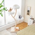 thumbnail image 2 of Gymax Cat Tree Tower 70'' Multi-Level Kitten Activity Center w/ 3 Perches & Balls Beige, 2 of 8