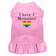thumbnail image 1 of I Have 2 Mommies Screen Print Dog Dress Light Pink Xl, 1 of 1