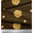 thumbnail image 2 of Soimoi Poly Georgette Fabric Artistic Flower Printed Craft Fabric by the Yard 42 Inch Wide, 2 of 3