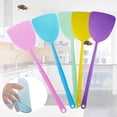 thumbnail image 1 of 5-Pack Plastic Fly Swatters with Long Handle, Large Size for Indoor and Outdoor Mosquito and Fly Control, Durable and Lightweight Design for Kitchens, Patios, or Gardens, 1 of 9