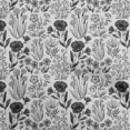 thumbnail image 1 of oneOone Rayonne Tissu Gris Floral Rétro Robe Tissu Tissu Imprimé par la Cour 56 Pouces de Large, 1 of 5