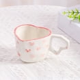 thumbnail image 2 of Valentine's Day Heart Shaped Ceramic Mug For Coffee Milk Meaningful Idea Present, 2 of 4