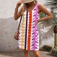 thumbnail image 4 of Pisexur Robes d'Été pour Femmes 2024 Plage Décontractées Sans Manches Robe Midi Imprimé Floral Débardeur Ample Robe Soleil avec Poche P-2TG, 4 of 6