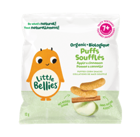 Little Bellies Biologique Pomme E Cannelle Souffles 7+ Months, 12gr