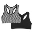 thumbnail image 1 of George Girls' Racerback Bras 2-Pack, 1 of 1