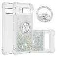 thumbnail image 1 of Case for FOXDOCK Google Pixel 7A Full Corner Protection Glitter Phone Case with Ring Holder, 1 of 4