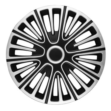 Enjoliveurs de roue Motion, 16 po, argenté et noir - ensemble de 4