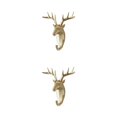 thumbnail image 2 of Wweixi Coat Hooks Easy To Install And Wide Application For Added In Daily Life golden (deer) 2Set, 2 of 6