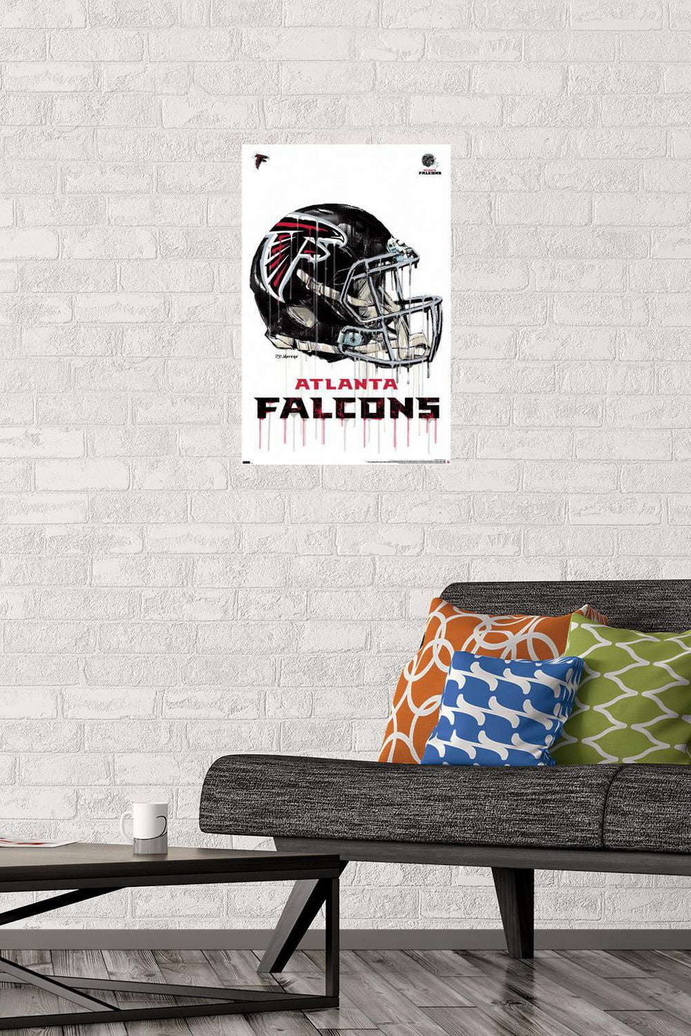 NFL Atlanta Falcons - Drip Helmet 20 Wall Poster