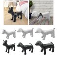 thumbnail image 3 of kurtrusly 1PC Mannequin PU Leather Standing Position for Display Toys White S Dog 1Set, 3 of 6