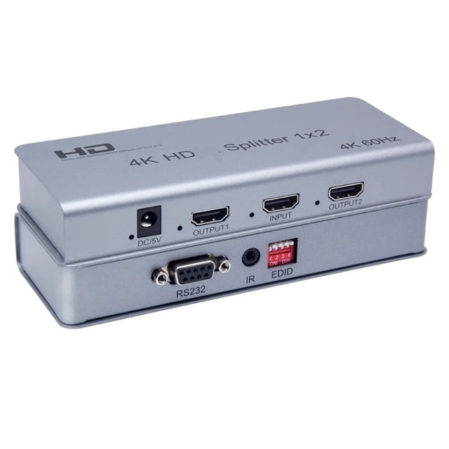 1x8 4K 60Hz High-Def Media Hub, Smart Video Converter for PC to TV
