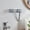 Grey, variant on Wall Mount Plastic Shaving Tool Storage Box with Transparent Flip Cover Waterproof Bathroom Wall Mounted Organizer for Razors and Grooming Supplies 1-Pack