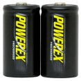 thumbnail image 1 of Powerex Low Self-Discharge Precharged C Rechargeable NiMH Batteries - 1.2V, 5000mAh, 2-Pack (MHRCP2), 1 of 1
