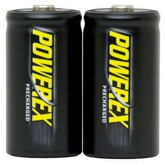 Powerex Piles NiMH C Rechargeables à Faible Autodécharge Préchargées - 1,2 V, 5000 mAh, Lot de 2 (MHRCP2)