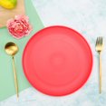 thumbnail image 4 of Mainstays Red Plastic Plate 10.5 inch 1pc, 4 of 5