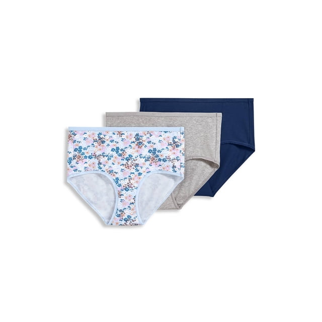 Jockey Organic Cotton Stretch Logo Modern Brief - 3 Pack