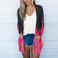thumbnail image 2 of Pompotops Blouse Décontractée à Manches Longues Imprimée pour Femme avec Poche Cardigan Manteau Liquidation, 2 of 5