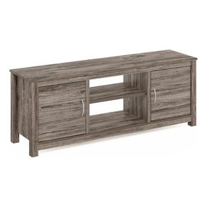 Pemberly Row Classique TV Stand avec stockage pour TV jusqu'à 65-inch en chêne rustique