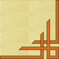 thumbnail image 1 of Ahgly Company Tapis d'Intérieur Lavables en Machine, Carrés de Transition Jaune Soleil, Carrés de 5', 1 of 7