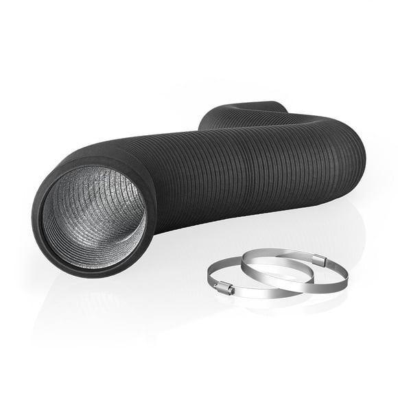 AC INFINITY Conduites Flexibles en Aluminium de 4 Pouces, Protection Robuste à Quatre Couches, 25 Pieds de Long pour Chauffage, Refroidissement, Ventilation et Évacuation