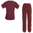 thumbnail image 2 of Women's Scrubs Set Scrub Top and Pants Scrubs Set, 2 of 3