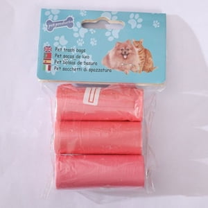 DEBGFS 45pcs Disposable Garbage Bag Color Trash Bags for Bathroom Trash Can Kitchen Bin Liners