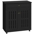 thumbnail image 1 of Yaheetech Armoire de Rangement pour Chaussures à 4 Niveaux Réglable avec 1 Tiroir pour Couloir, Noir, 1 of 6