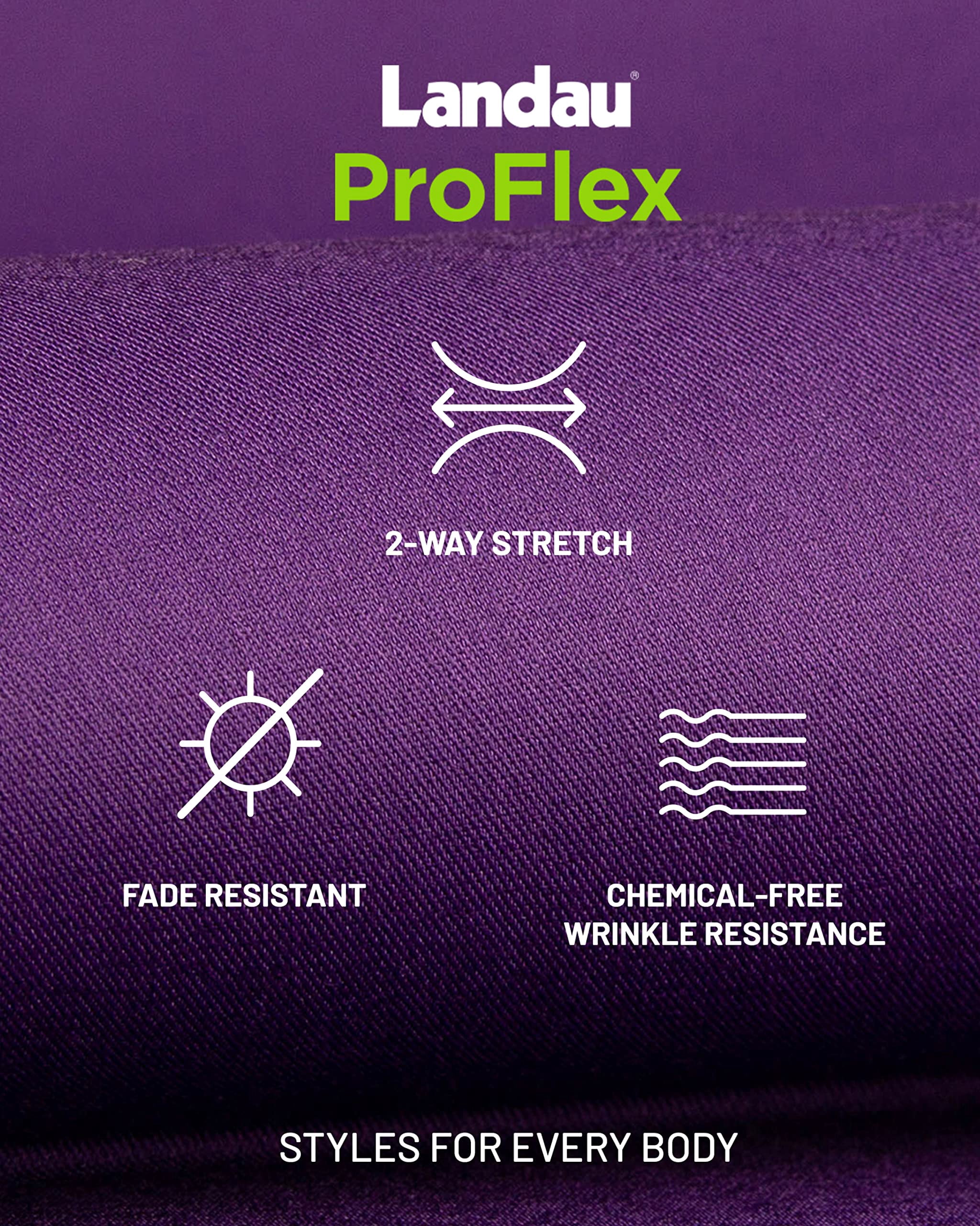 Landau ProFlex Women's Modern Tailored Fit Stretch Snap Front Scrub Jacket
