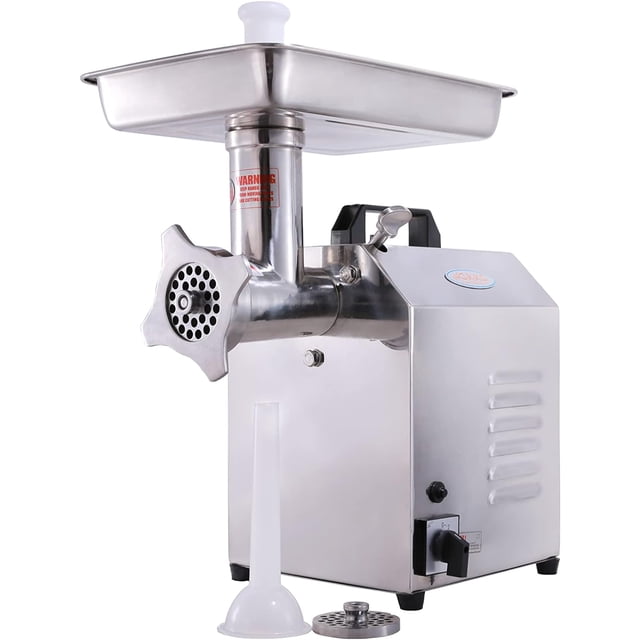 Hakka Brothers TC Series Hachoir à Viande Électrique Commercial en Acier Inoxydable (TC8)