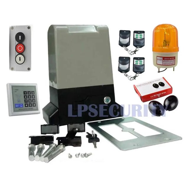 Automatic Sliding Gate Opener Motor For Gate Up To 800KGS (photocells,button,lamp,keypad, GSM Gate Opener Optional) ,Easy to Install