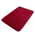thumbnail image 1 of YoGold Memory Foam Bath Mat, 24" x 16", Ultra Soft and Non-Slip Bathroom Rugs, Water Absorbent And Machine Washable Bath Rug for Bathroom, Shower, And Tub Red, 1 of 3