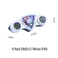 thumbnail image 3 of Chmadoxn Bike Lights For Night Riding 9+2 LEDs 6 Modes USB Charging MTB Headlight Most Powerful Biking Bicycle Light Bicycle tail light, 3 of 8
