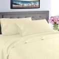 thumbnail image 1 of EIGTHTAIL Fresh Linen Collection 600 Thread Count Hotel Striped 100% Egyptian Quality Cotton Deep Pocket Sheet Set (King  Gray), 1 of 6