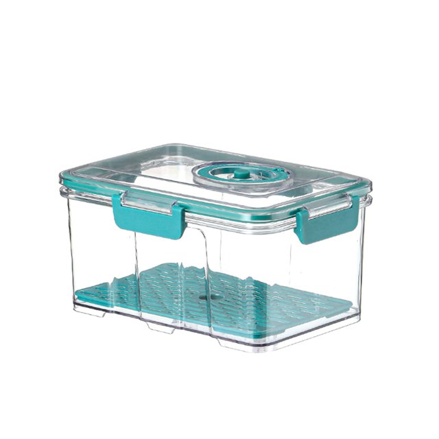 2-Piece Vacuum Food Saver Set, BPA-Free Storage Jars with Hand Pump for Refrigerator or Pantry