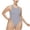 Grey, variant on Mrat Ladies Casual Half Short Ladies Seamless One-Piece Body Shaper Abdominal Lifter Hip Shaper Underwear Stretch Slimming Jumpsuits Bodysuit Women Dressy Pants S-489 Black L